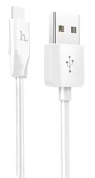 Кабель Hoco X1 Rapid charging cable Type-C 1 метр білий - мініатюра 1