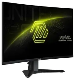 Монітор вигнутий 27" MSI MAG 27C6F, Black, Rapid VA, 1920x1080 (16:9), 0.5 мс, 180 Гц, 250 кд/м², 3000:1, 1500R, 178°/178°, 2xHDMI/DP, VESA 100x100 мм, Adaptive Sync, aRGB - 78%, DCI-P3 - 73%, sRGB - 93% - мініатюра 3