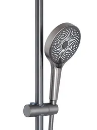 Душова система для душу Qtap Slavonice Gunmetal Black PVD QTSLA110GMB45913 - мініатюра 4