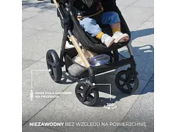 Універсальна коляска 3 в 1 KinderKraft Moov 2 Sand Beige (KSMOOV02BEGEV00) - мініатюра 8
