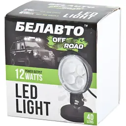 Автофара Belauto Epistar Spot Amber LED світлодіодна 4х3W (BOL0403LA) - мініатюра 3