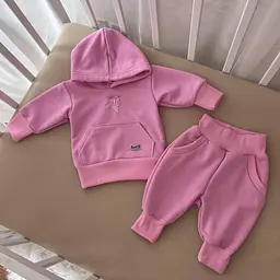 Костюм дитячий "Сіті Пташка" футер 3-х нитка без начосу зріст 98 см (3 роки) Betis Рожевий