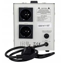 Стабілізатор напруги Volt Polska AVR 2000VA 150Vac-270Vac - мініатюра 2