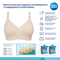 Бюстгальтер Canpol babies для грудного вигодовування та зціджування 2XL (78/017) - мініатюра 4