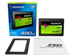 SSD-накопичувач ADATA Ultimate SU650 480 GB (ASU650SS-480GT-R) - мініатюра 2
