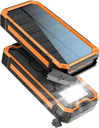 Сонячний павербанк Paidashu 27000 mAh, PD20W, водонепроникний, USB-C, для смартфонів та планшетів