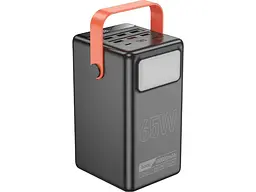 Зовнішній акумулятор (павербанк) Hoco DB03 Max Centurion 100000mAh 65W Black - мініатюра 3