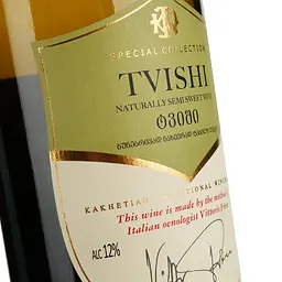 Вино KTW Speсial Collection Tvishi біле напівсолодке 0.75 л - мініатюра 3