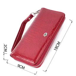Жіночий шкіряний гаманець ST Leather 18х9х2 см acs0029395 - мініатюра 3