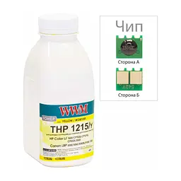 Тонер HP CLJ CP1025 35г Yellow +chip WWM (TC1025Y)