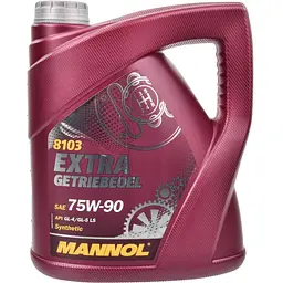 Трансмісійна олива Mannol EXTRA GETRIEBEOEL 4л 75W-90 (MN8103-4)