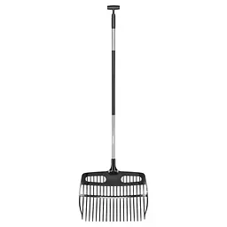 Лопата-граблі для листя Fiskars Ergonomic (1077116) - мініатюра 3