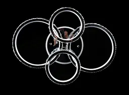 Стельова LED люстра з пультом і нічником Splendid-Ray 30-4022-21 - мініатюра 8