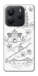 TPU чохол Demsky Kyiv spirit для Xiaomi Redmi Note 14 5G