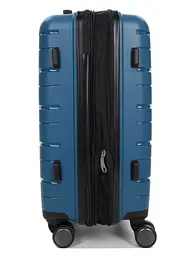 Валіза маленька S поліпропілен Worldline Airtex 282 46л 54×36×23см Синій - мініатюра 7