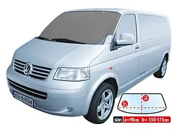 Чохол на лобове скло від замерзання 90 x 150 - 175 см Winter Delivery Van XL