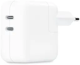 Зарядний пристрій Apple 35 W Dual USB-C Port Power Adapter (MW2K3) - мініатюра 3