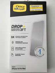 Захисне скло протиударне OtterBox Alpha Glass 77-88549 3X для iPhone 14 Pro Max (6.7")