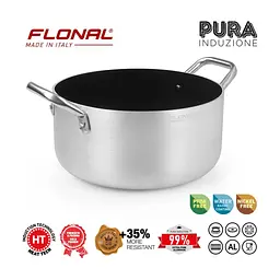 Каструля Flonal Pura Induction Professional 7,9 л (GPRC22870) (DAS303708) - мініатюра 2