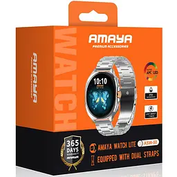 Смарт-годинник Amaya ASW-50 Smart sports watch (call version) Silver - мініатюра 2