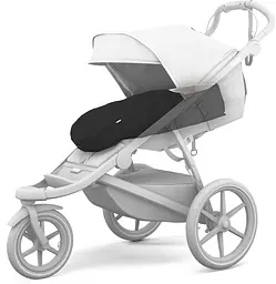 Теплий конверт-накидка Thule Newborn Nest Black (TH 11200310) - мініатюра 4