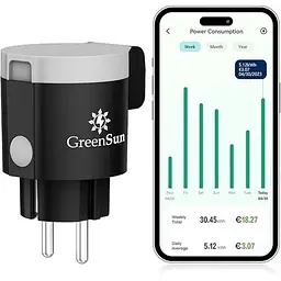 Розумна розетка GreenSun HSCB Black (R3958)