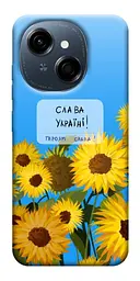 Чохол Demsky Слава Україні для Tecno Spark Go 1