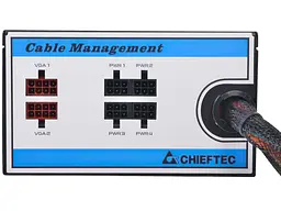 Блок живлення Chieftec A-80 650W (CTG-650C) Black - мініатюра 3
