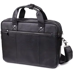 Вместительный портфель для мужчин из натуральной кожи Vintage 42х30,5х11 см sum0028981 - миниатюра 2
