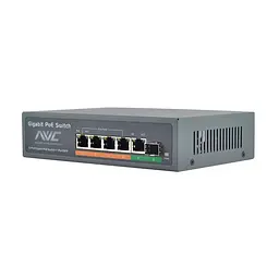 PoE-комутатор 6-портовий гігабітний NVC-604Gs (73-00108)