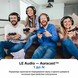 Bluetooth 6.0 аудіопередавач UGREEN BT701 аудіоадаптер з підключенням до джерела звуку через USB-C з трансляцією LE Audio Auracast на сумісні пристрої з кодеками aptX HD aptX Adaptive LC3 із затримкою менш як 40 мс у LE Audio Unicast зі спільним прослуховуванням у класичному режимі без aptX HD для PS5 Switch ПК Mac з кнопкою перемикання кодеків Plug & Play з автоматичним повторним підключенням навушників з дальністю передавання до 10 м без перешкод чорний (65708) - мініатюра 9