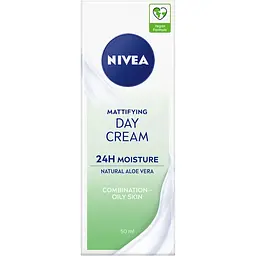 Матуючий денний крем Nivea Інтенсивне зволоження 24 години для комбінованої та жирної шкіри 50 мл - мініатюра 3
