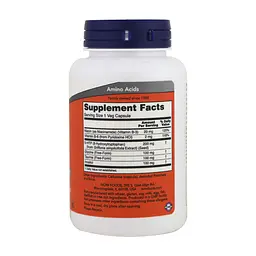 Амінокислота Now Foods 5-HTP (Гідрокситриптофан), Подвійна Сила, 200 мг, 120 вегета (NOW-00111) - мініатюра 2