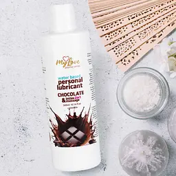 Лубрикант MyLove Aroma Series IntimMassage 2in1 Chocolate, 300 мл - мініатюра 4