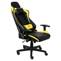 Крісло для геймерів 1stPlayer FK2 Black/Yellow (FK2-BKYE)