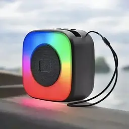 Бездротова Bluetooth міні колонка 5W з LED RGB підсвічуванням SPS LX-01 9524 - мініатюра 6