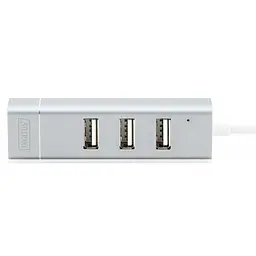 Digitus USB Type-C, 3xUSB+Fast Ethernet