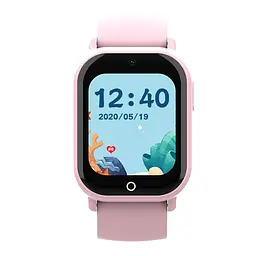 Розумний дитячий годинник Lemfo M05 з 4G сім картою, камерою, GPS відстеженням та прослушкою Рожевий - мініатюра 2