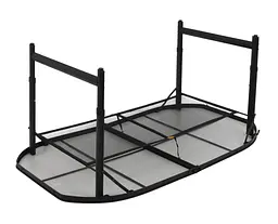 Стіл Bo-Camp Northgate Oval 150x80 cm Black/Grey (1404188) - мініатюра 5