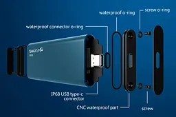 Зовнішній SSD накопичувач Team PD1000 1 TB [T8FED6001T0C108] [102629] - мініатюра 5