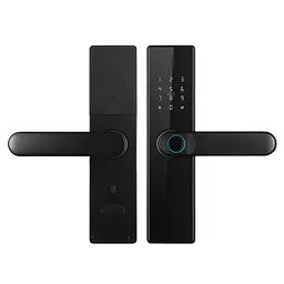 Замок біометричний автономний Trinix TRL-5402BTF Black з Bluetooth, зчитувачем відбитків пальців і карт Mifare (65-00071) - мініатюра 4