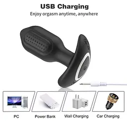 Анальна пробка - Vibrating Anal Plug, APP - мініатюра 9