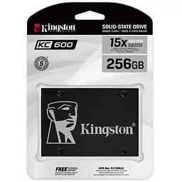 Накопичувач SSD 2.5" 256GB Kingston (SKC600/256G) - мініатюра 3