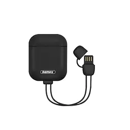 Чохол Remax RC-A6 Airpod charger для Apple AirPods Чорний (6954851232346)