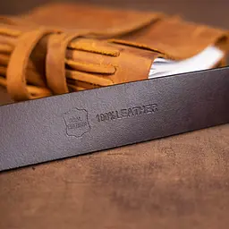 Чоловічий шкіряний ремінь Vintage 115х3,5 см acs0014831 - мініатюра 10