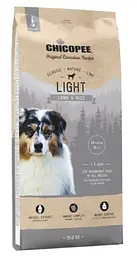 Cухий полегшений корм Chicopee CNL Adult Light Lamb & Rice для собак усіх порід ягня та рис 15 кг