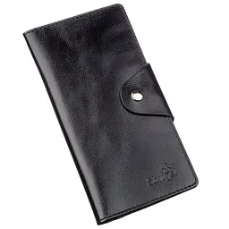 Чоловічий шкіряний гаманець SHVIGEL 18х8,5х1 см acs0016054