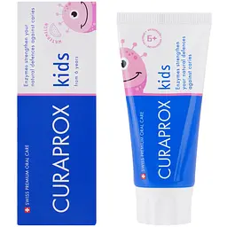 Дитяча зубна паста з фтором Curaprox зі смаком кавуна 60 мл