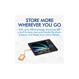 Накопичувач SSD USB Type-C 1TB Rugged Mini LaCie (STMF1000400) - мініатюра 9