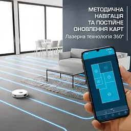 Робот-пилосос Rowenta X-Plorer Serie 140+ Total Care білий (RR9197WH) - мініатюра 11
